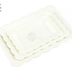 花邊長(zhǎng)方餐盤(pán)(4、6PCS