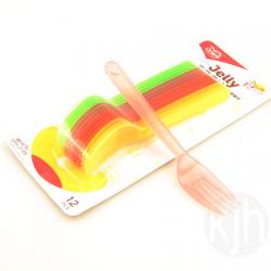 多彩喱叉，12支/板