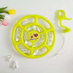 迪樂(lè)圓形曬衣架(18夾)