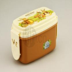 波比長方形點心便當盒