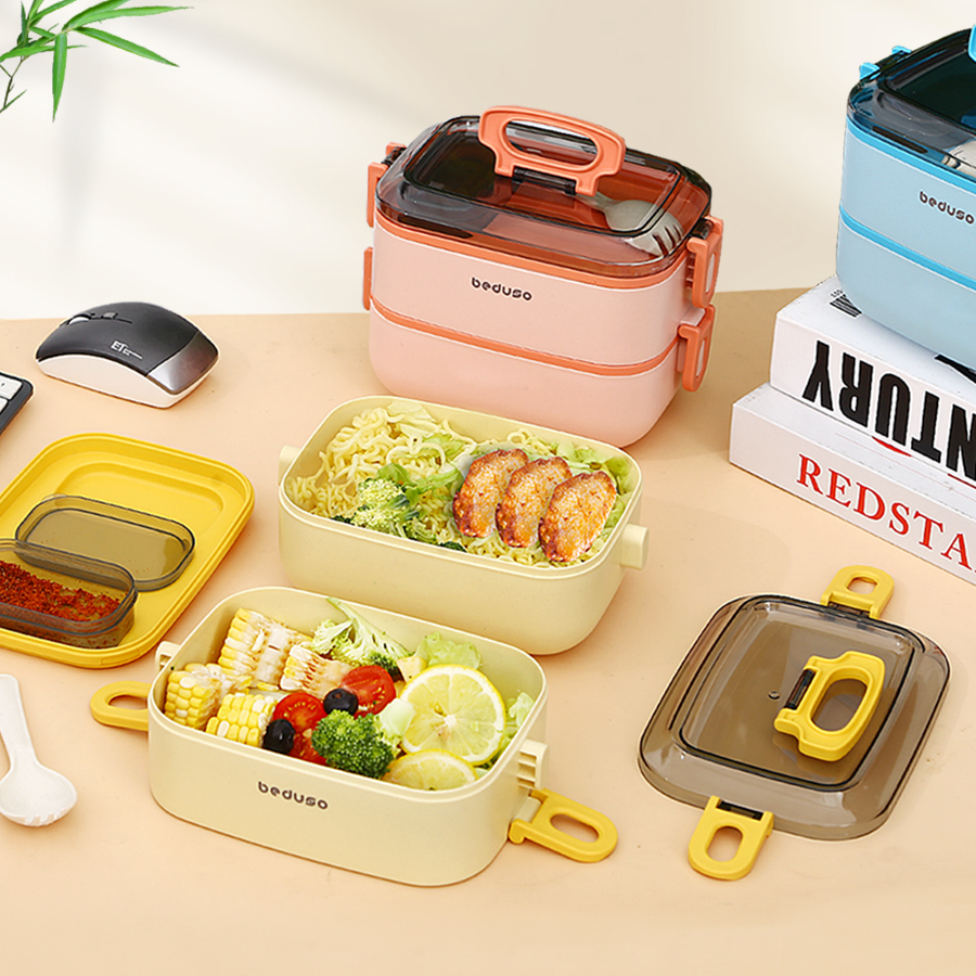 長(zhǎng)方形竹纖維便當(dāng)盒單